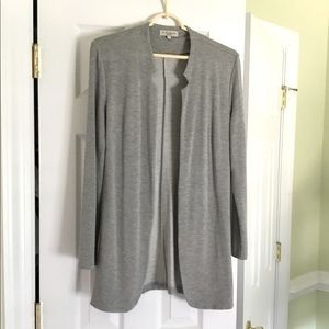 Very long sleeve cardigan
